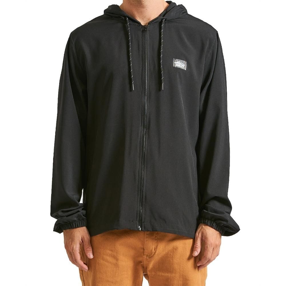 Jaqueta Hurley Windbreaker Mountain WT24 Masculina Preto