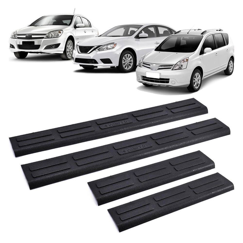 Soleira porta plástico injetado preto sentra 2017