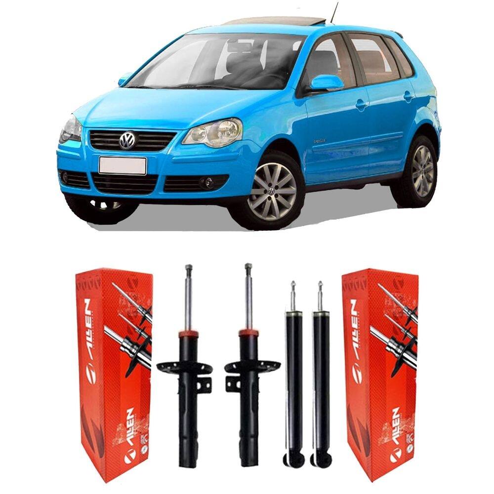 4 amortecedor traseiro dianteiro polo hatch 2010 2011 2012