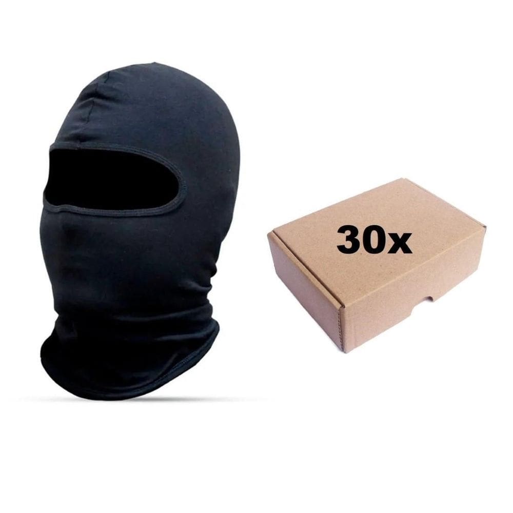Touca capuz balaclava toca ninja moto motoboy frio 30 peças
