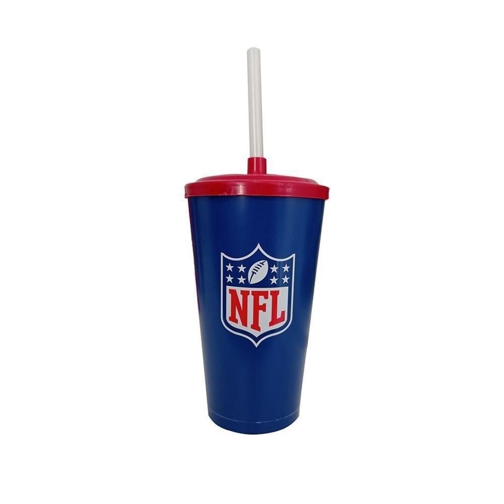Copo suco calderetta 500ml nfl logo - nfl