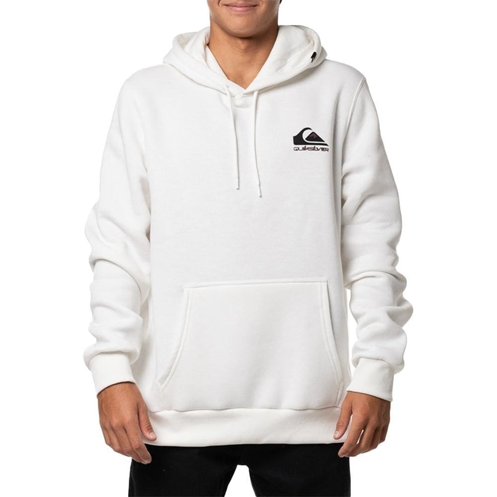 Moletom Quiksilver Canguru Omni Logo FC 305G WT24 Branco