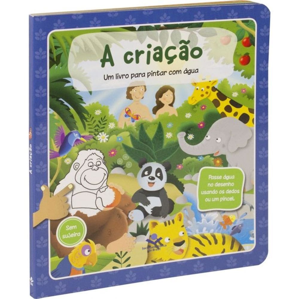 Um livro para pintar com água - A Criação - SBB