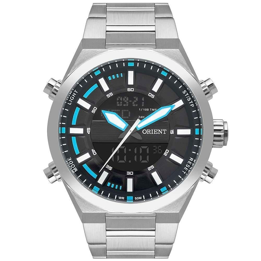 Relógio orient neo sports cronógrafo anadigi mbssa052 gasx