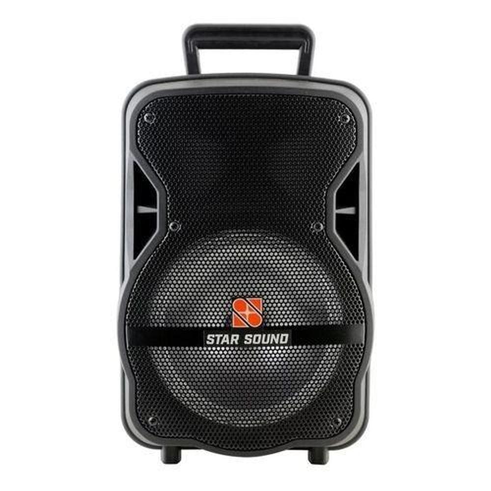Caixa ativa 08 staner com bateria ss80 25w bt/fm/sd/usb