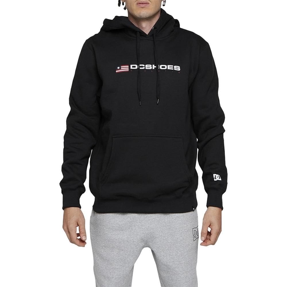 Moletom DC Shoes Canguru Athletic USA 305G WT24 Preto