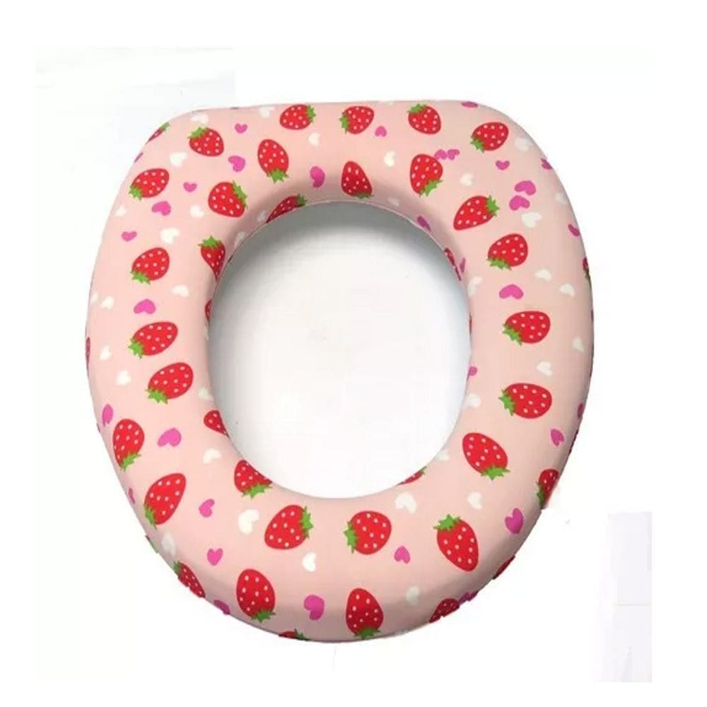 Redutor de Assento Sanitário Acolchoado Morango Love