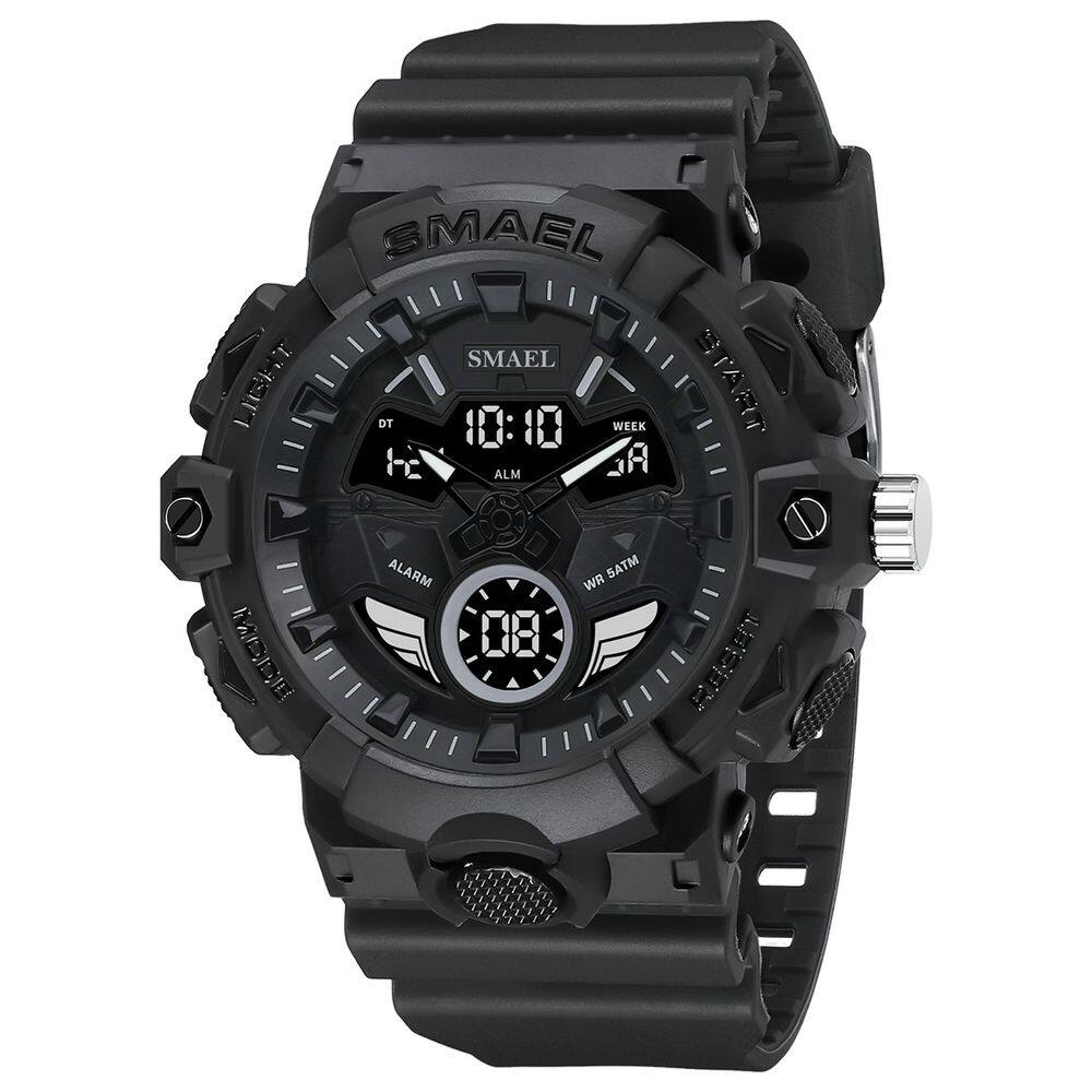 Relógio Masculino Smael AnaDigi 8085 Preto