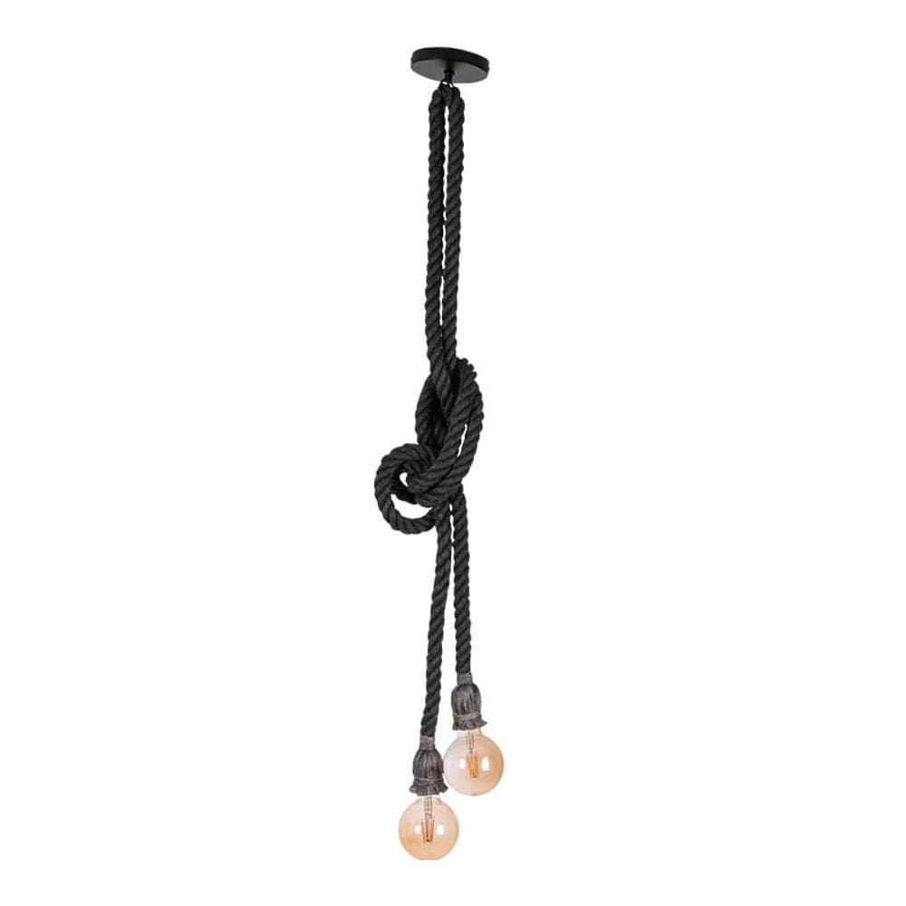 Pendente Corda 1,80M 2037 Para 2 Lâmpadas Nordecor