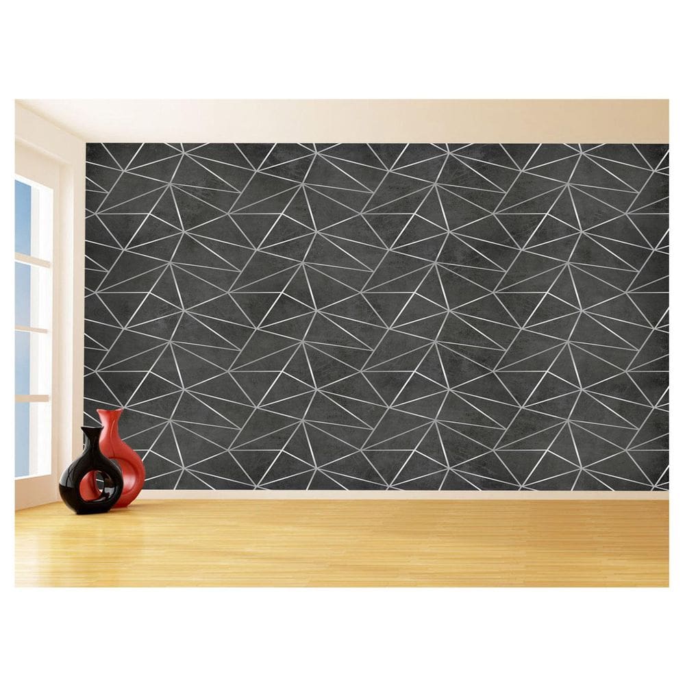 Papel De Parede Concreto Queimado Listra Risco 3,5M Kkt28
