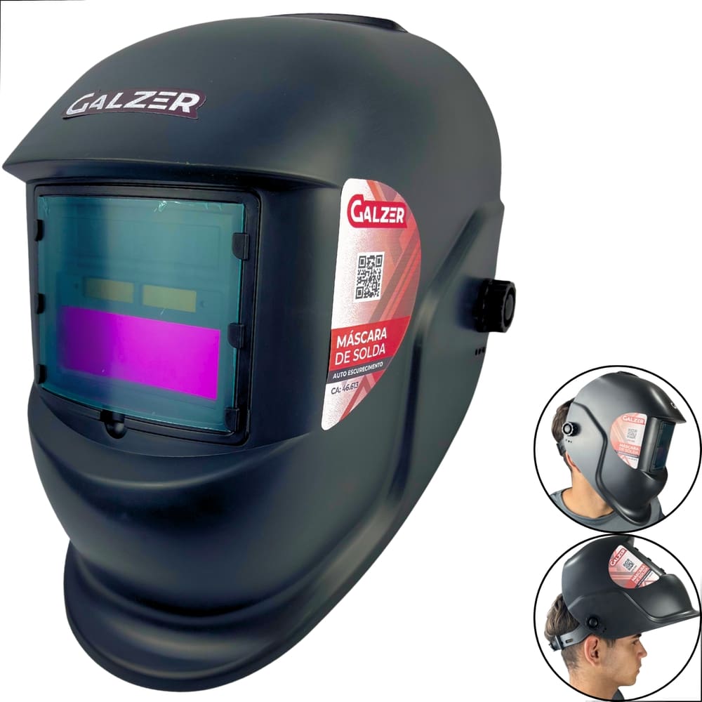 Mascara de Solda para Soldador Profissional escurecimento Automático Alta Proteção