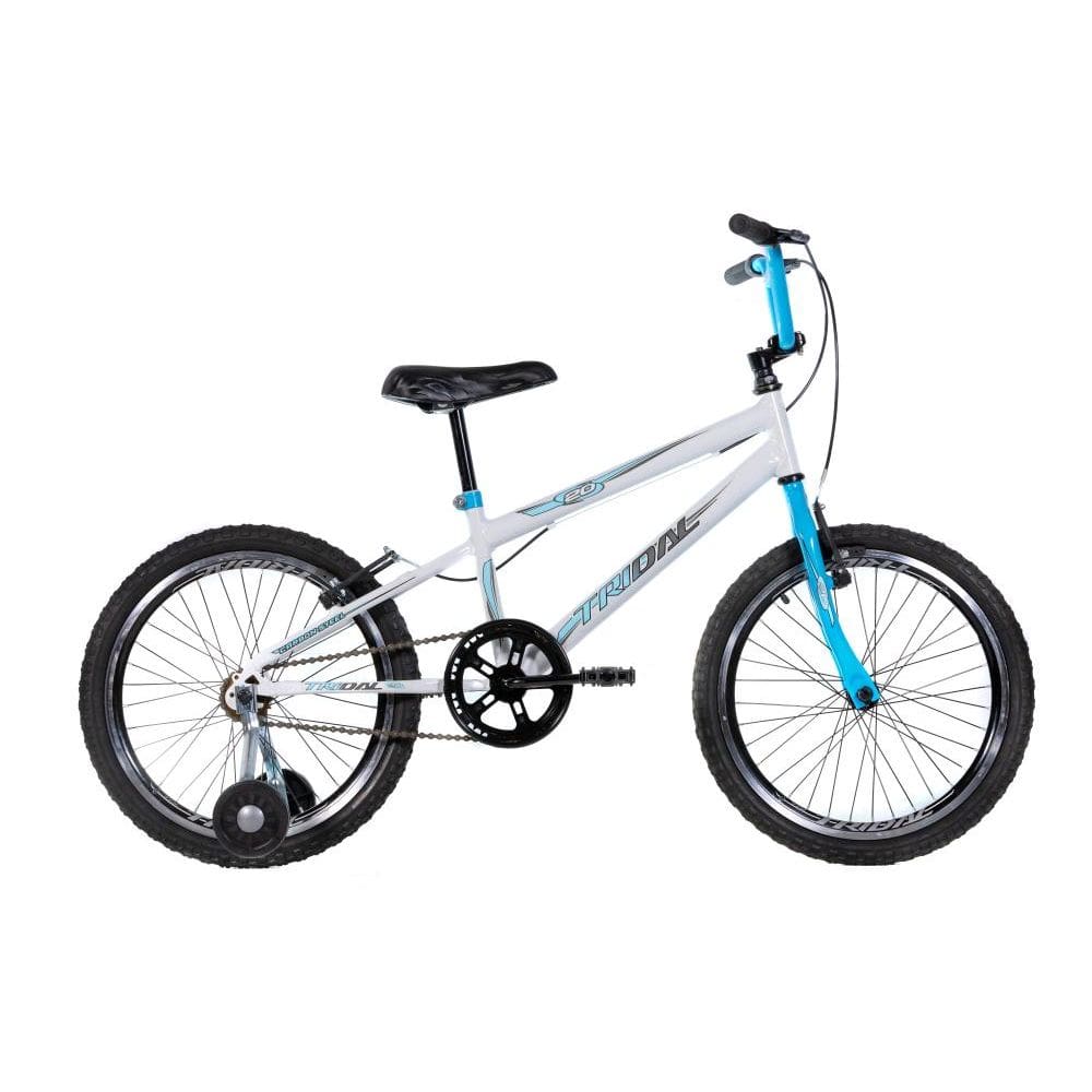 Bicicleta Infantil Aro 20 BMX Carbon Steel Com Roda Lateral Tridal Bike