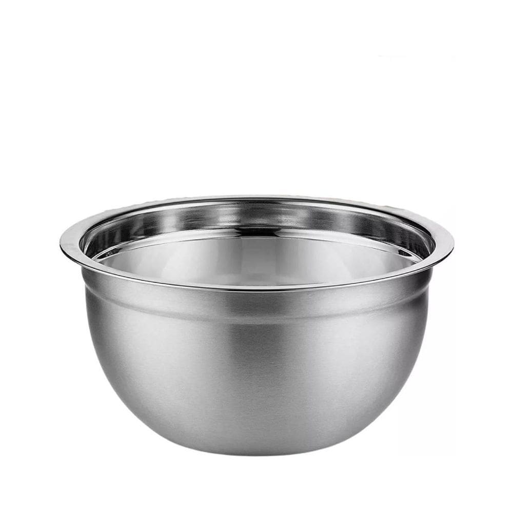 Tigela bowl aço inox 22 cm fundo multiuso profissional