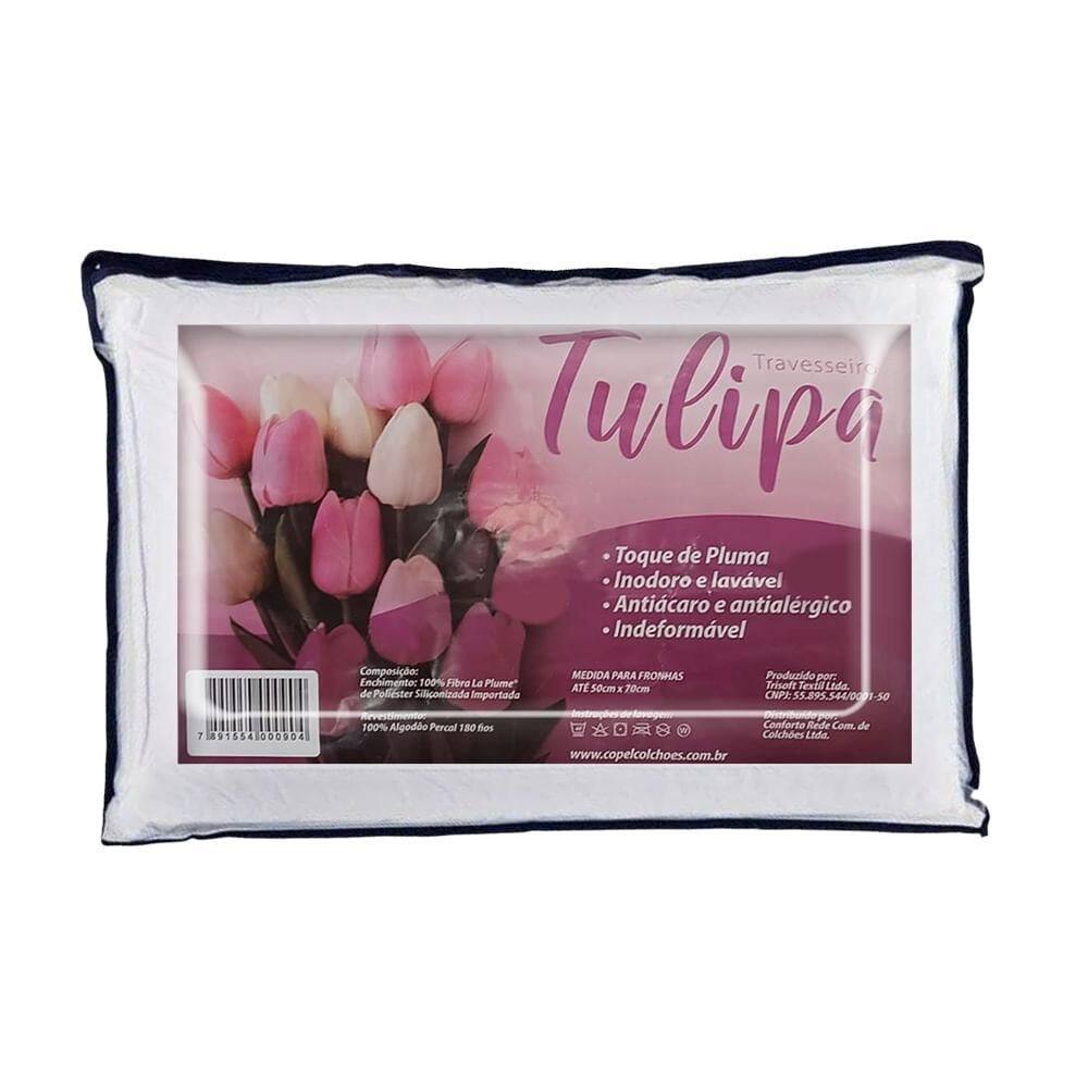 Travesseiro Microfibra Tulipa