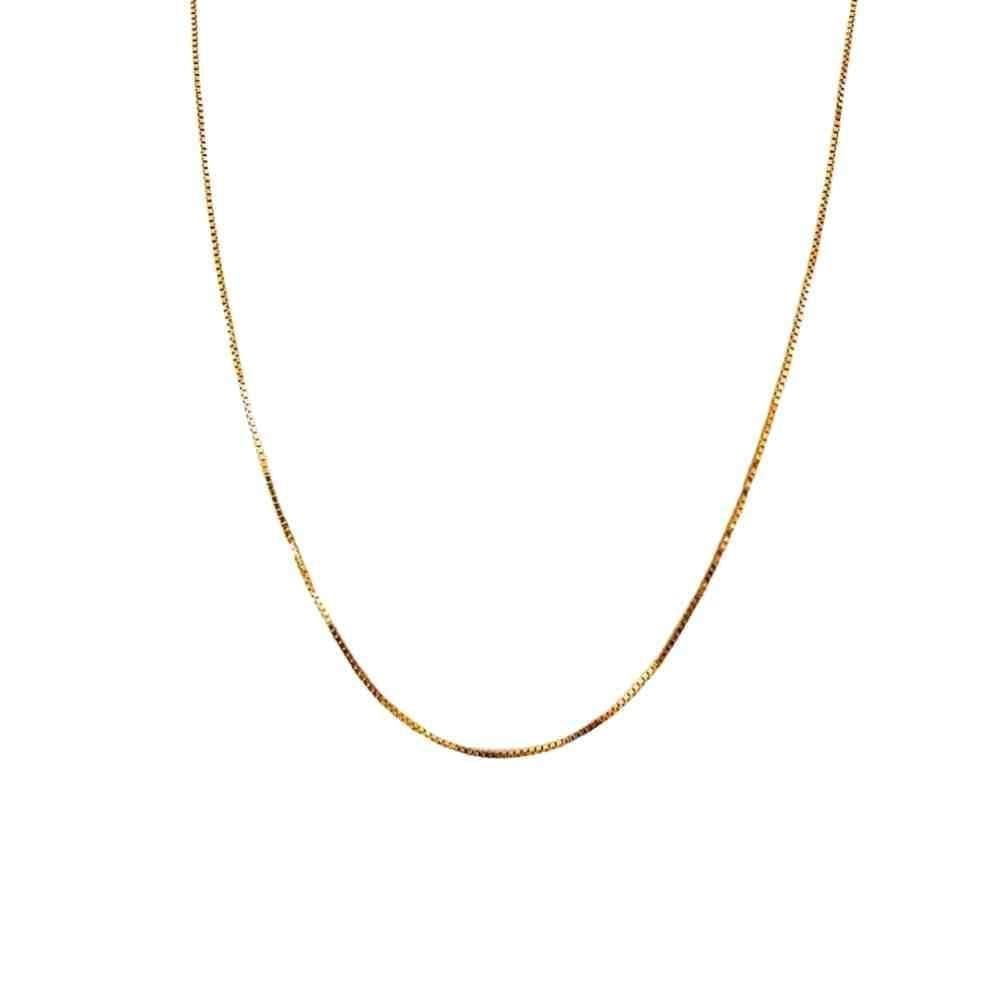 Cordão Veneziano De Ouro 18K Dourado 40Cm Garantia Vitalícia