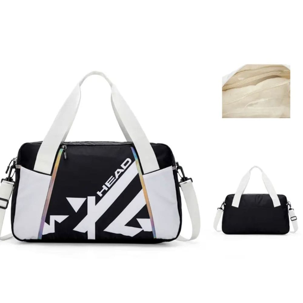 Bolsa Raqueteira Head Preta detalhes brancos