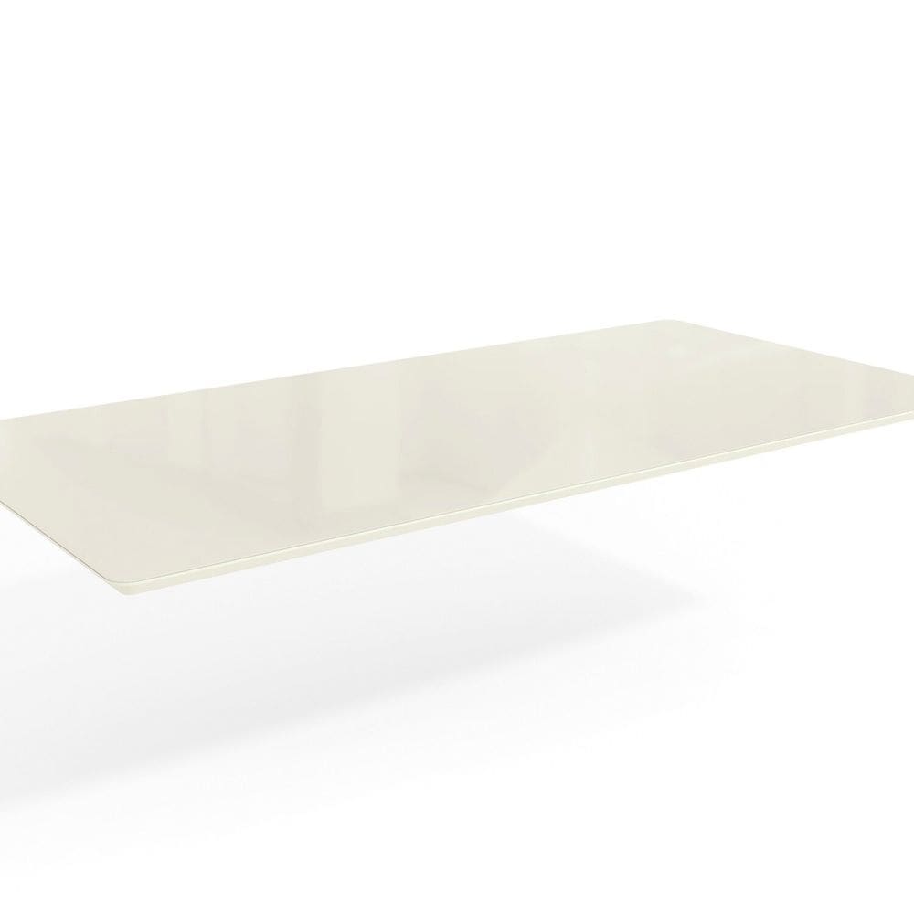 Tampo de Mesa de Jantar Com Vidro 180x90 Off Withe