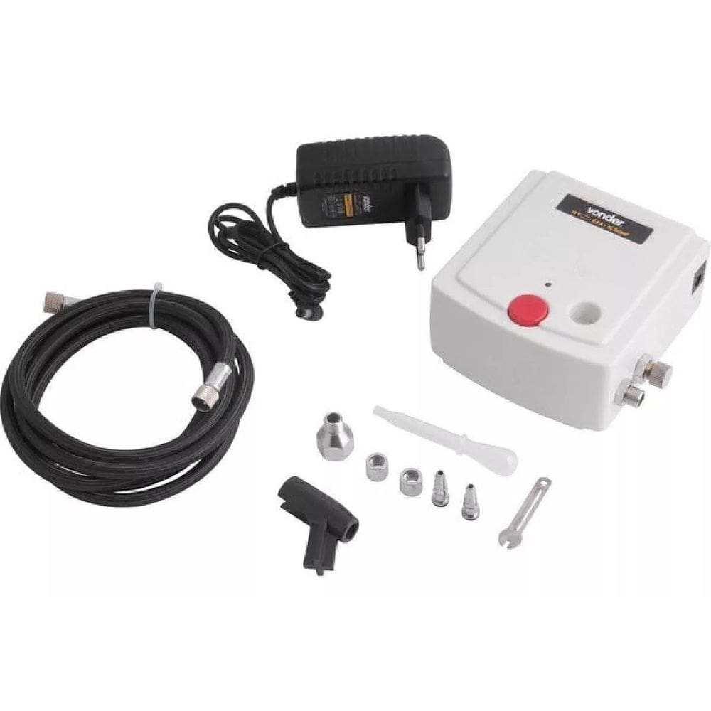 Aerografo com mini compressor vonder bivolt