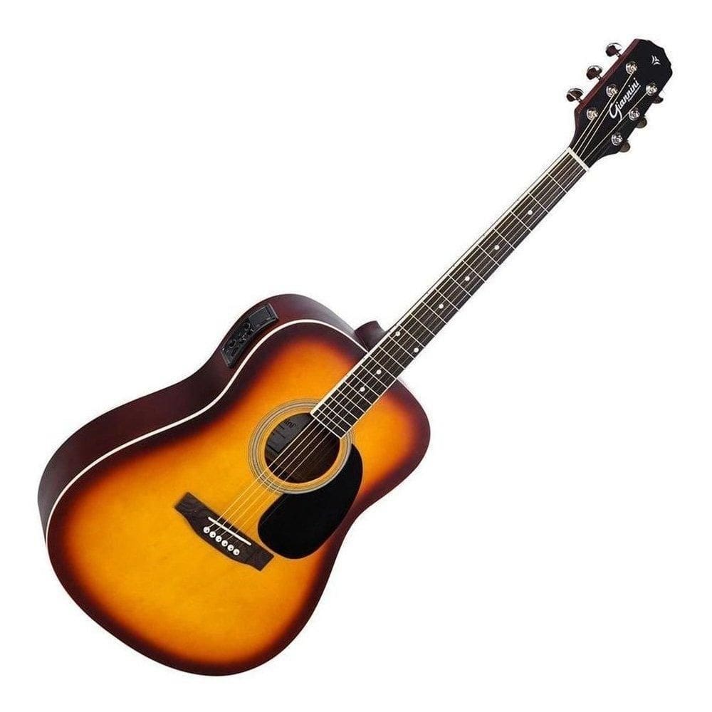 Violao giannini gd1 eq ts folk tobacco sunburst