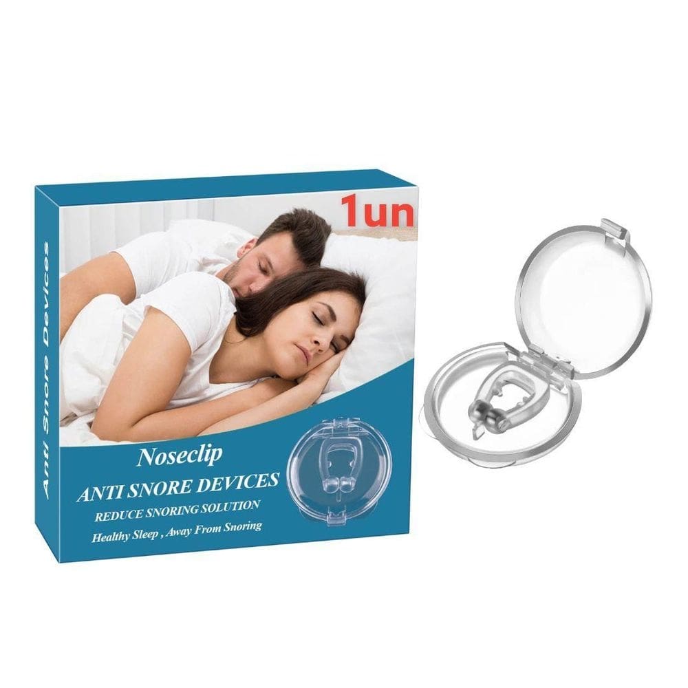 1x dilatador nasal anti ronco apneia do sono clip magnético