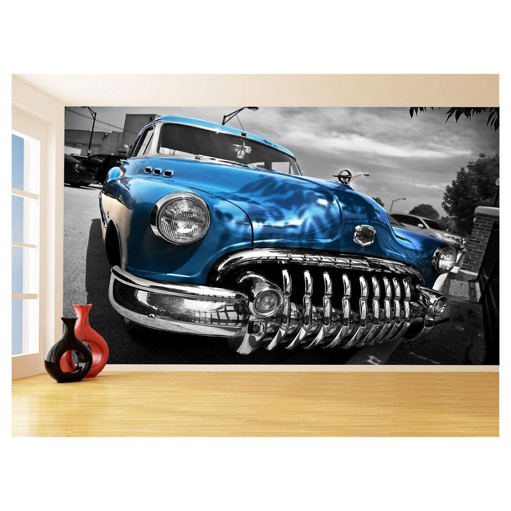 Papel De Parede 3D Caminhão Estrada Carga 3,5M Cxr126