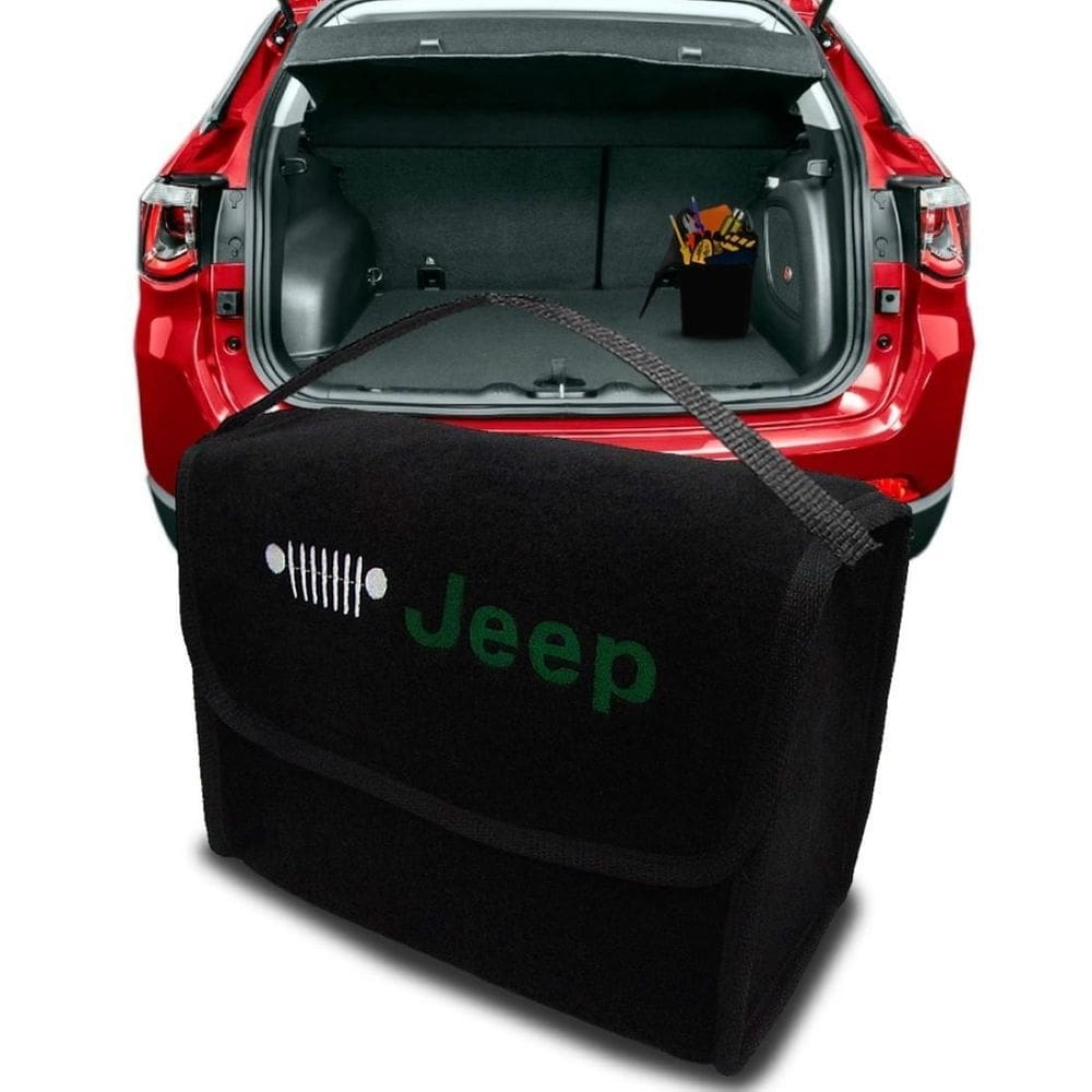 Bolsa de porta malas renegade multiuso carpete preta