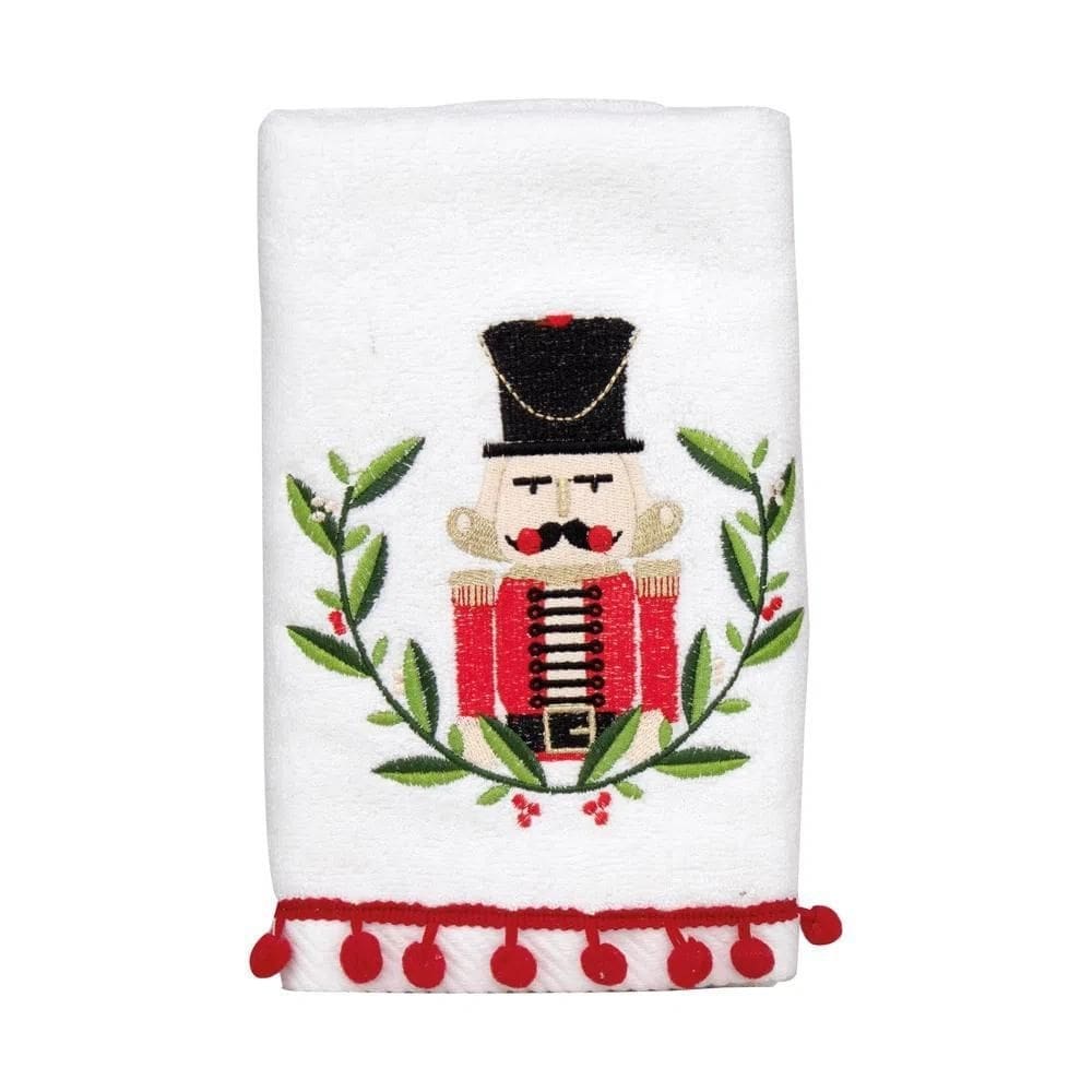 Toalha de rosto soldado de cinza de natal kit c/2 42x70cm