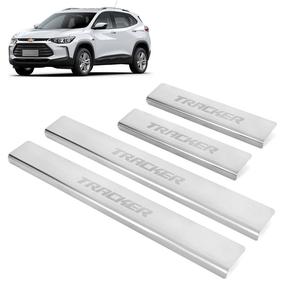 Soleira aço inox 4 porta brasikar tracker 2022