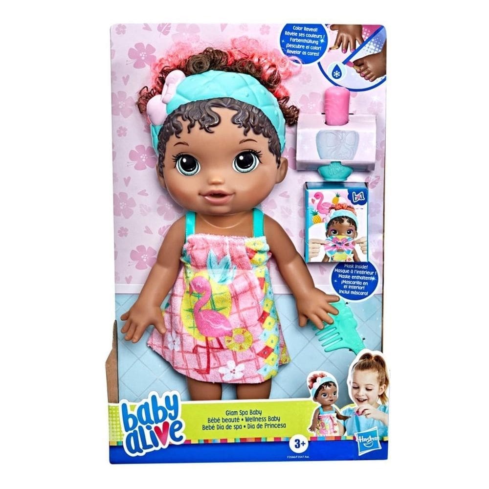 Boneca baby alive dia de princesa negra - hasbro f3547