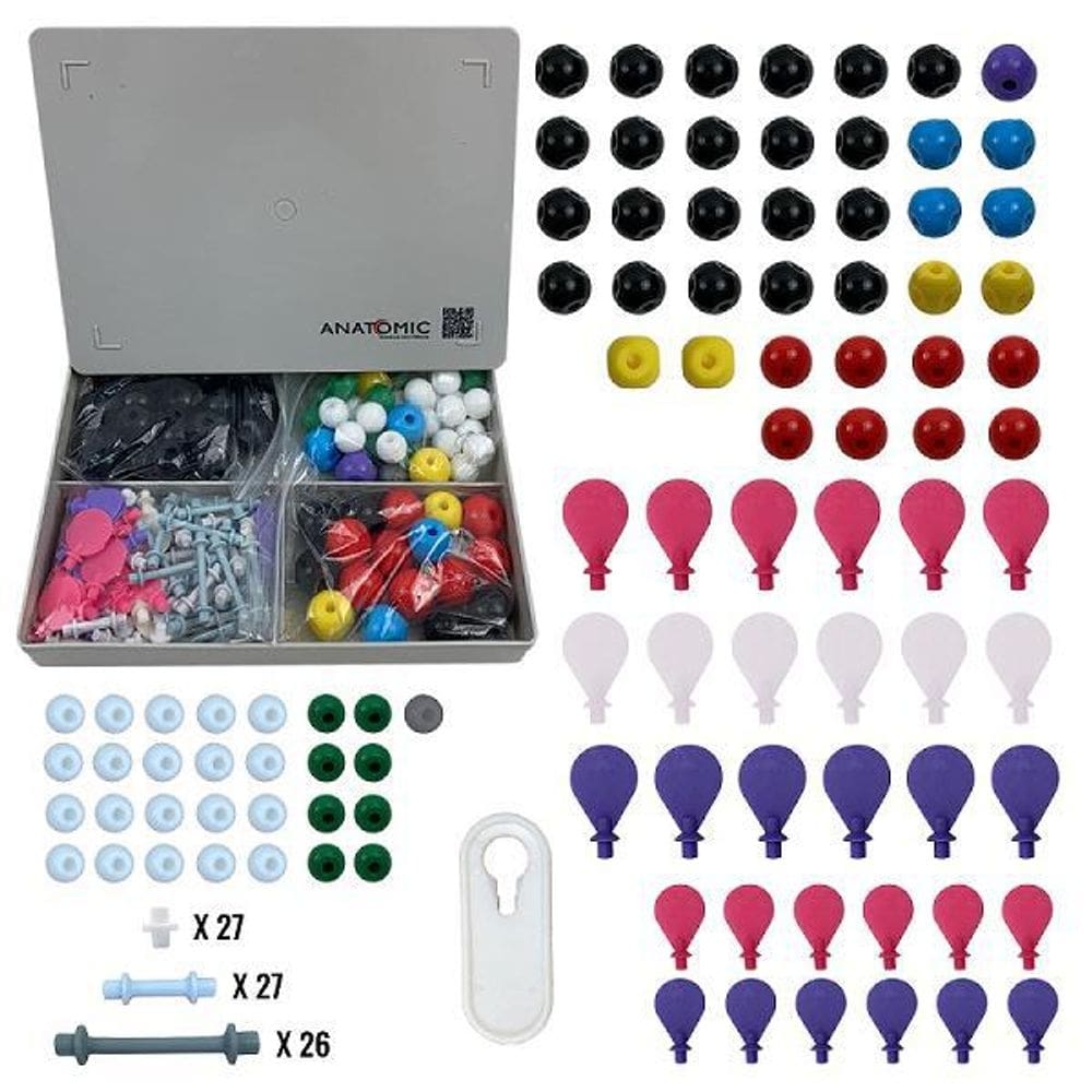 Kit didático da estrutura molecular com 178 peças