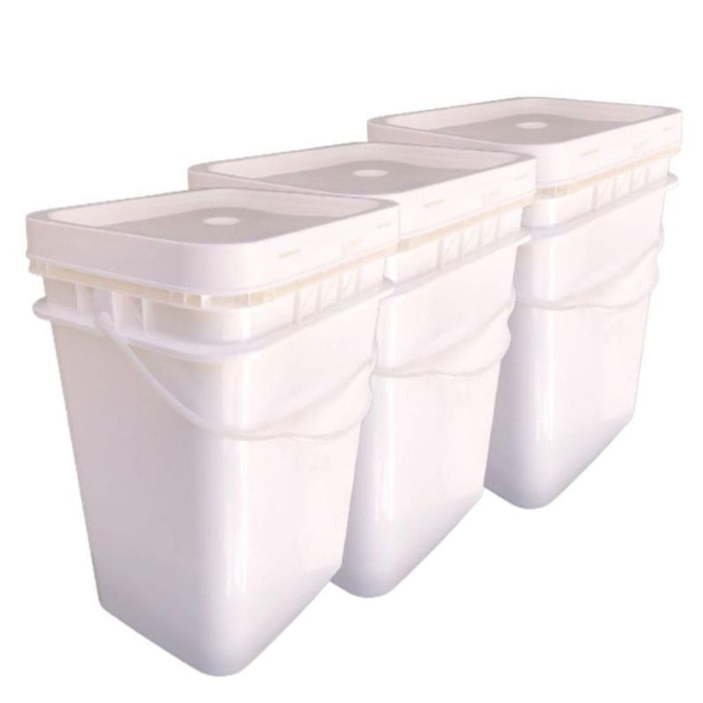 Balde 20l retangular para sauna seca