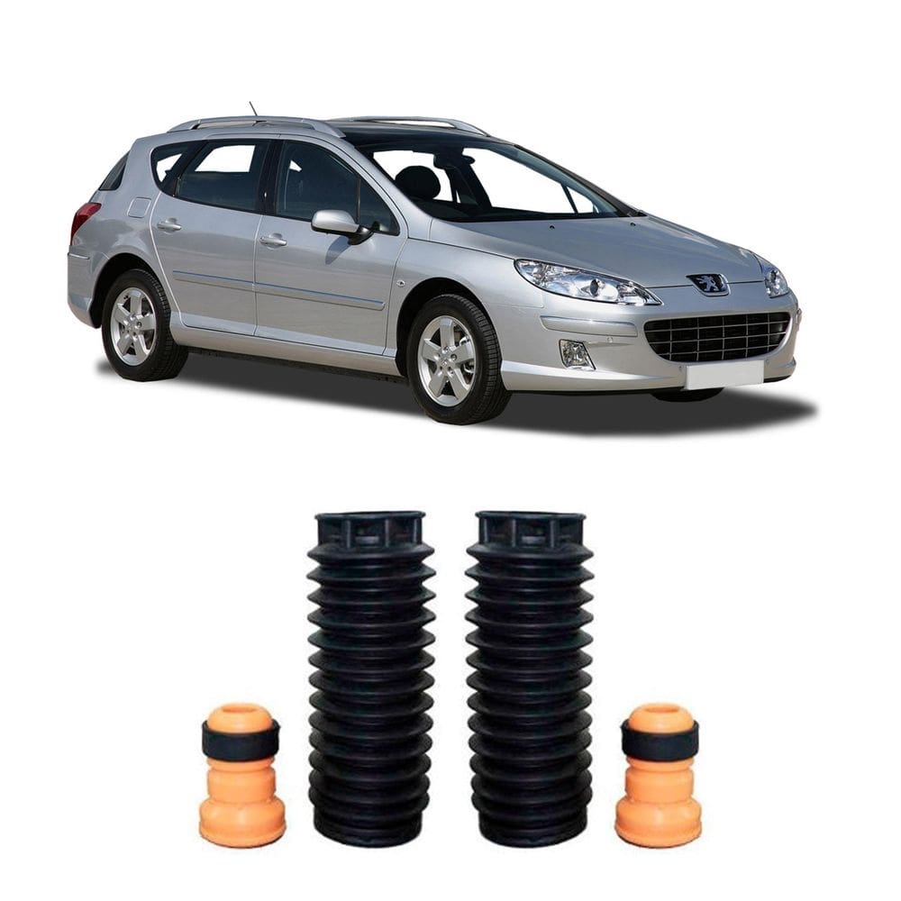 Par batente coifa dianteiro peugeot 407 sw 2005 2006 2007 08