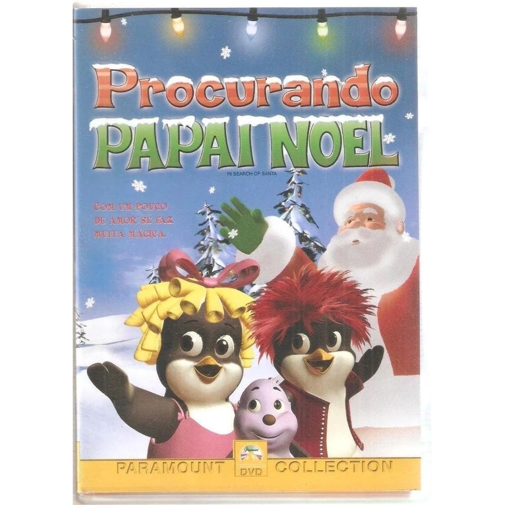 Dvd procurando papai noel - desenho paramount -