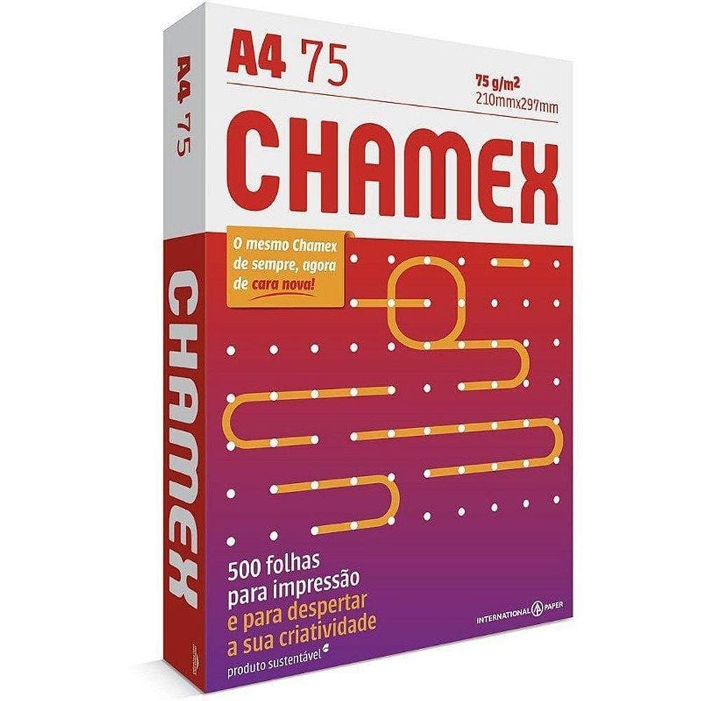 Papel Sulfite A4 Chamex 75Grs 210X297 Resma 500 Folhas