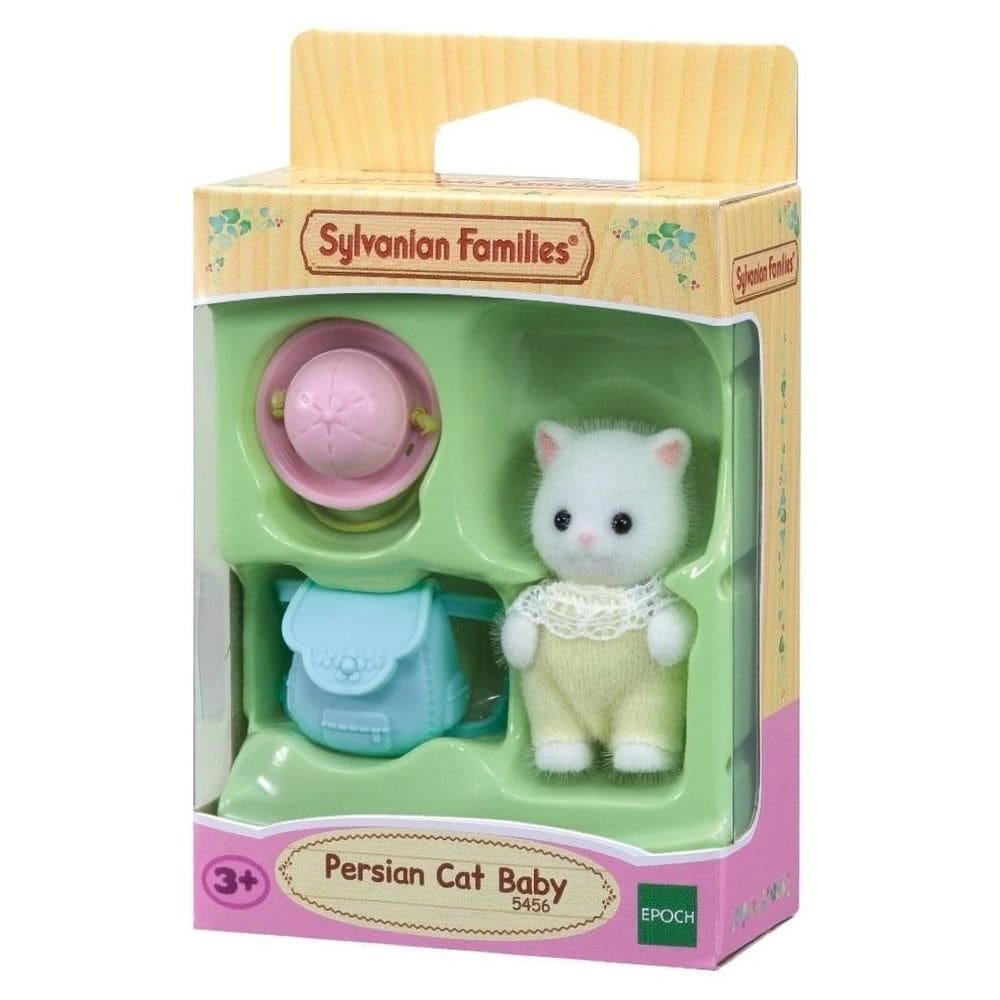 Sylvanian families mini bebe gato persa divertido epoch 5456