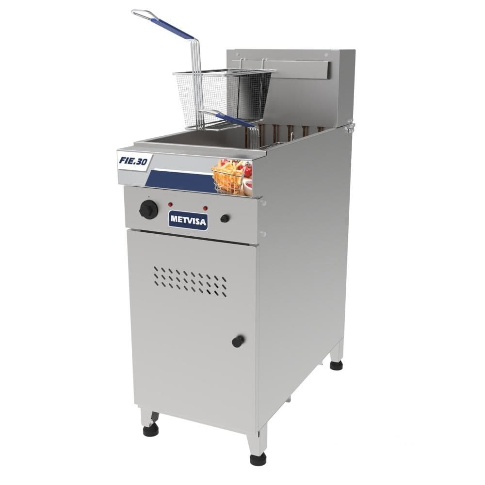 Fritadeira Elétrica Água e Óleo Metvisa 30 Litros 12000W Trifásico 380V FIE30380T