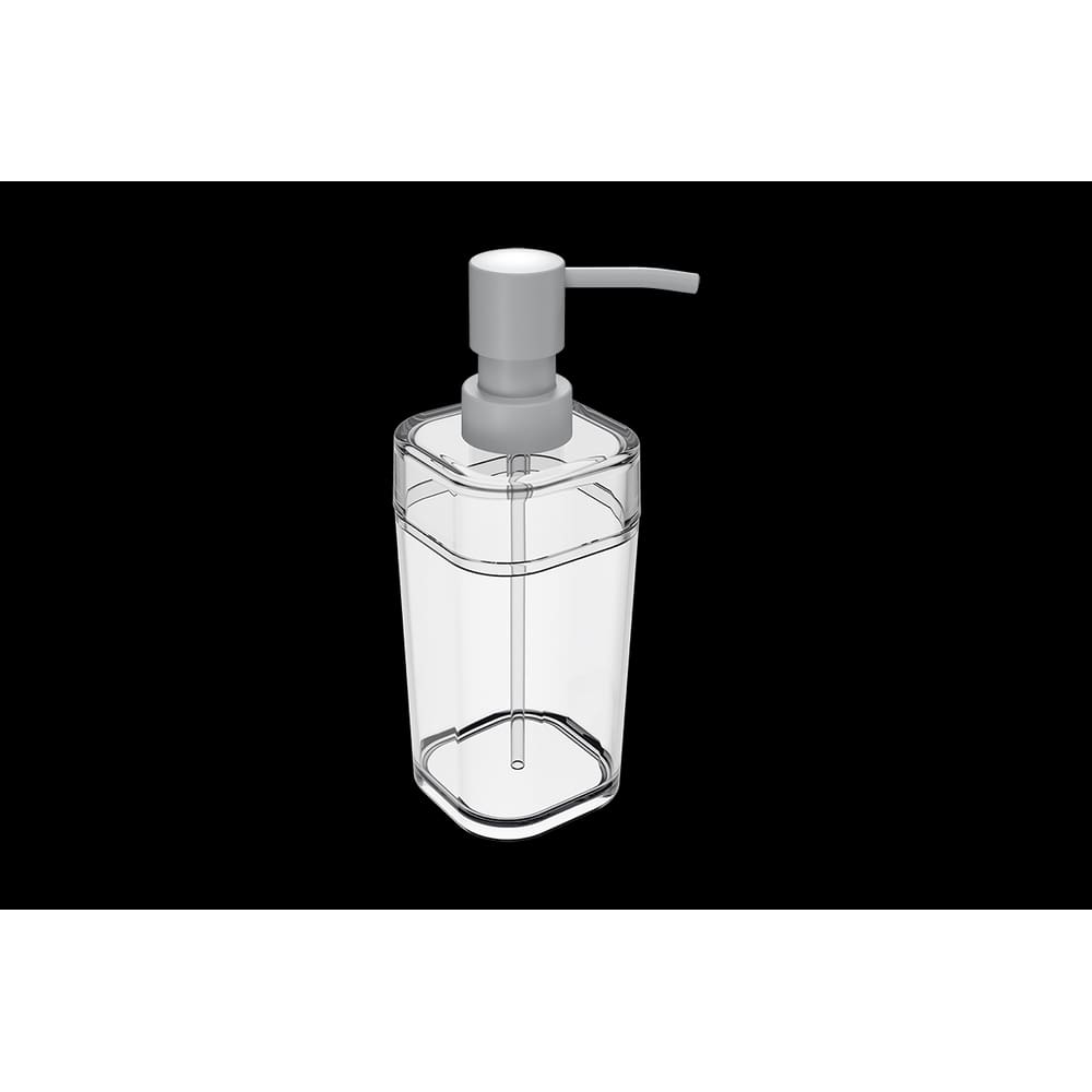 Porta Sabonete Líquido Coza Splash 290 ml Cristal