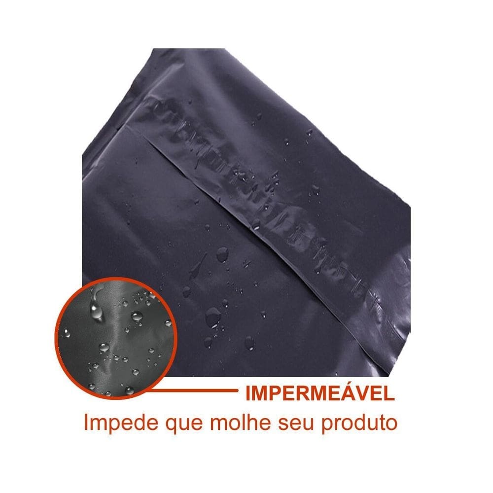 Envelope plástico correios reciclado 32x40 transporte 500 un