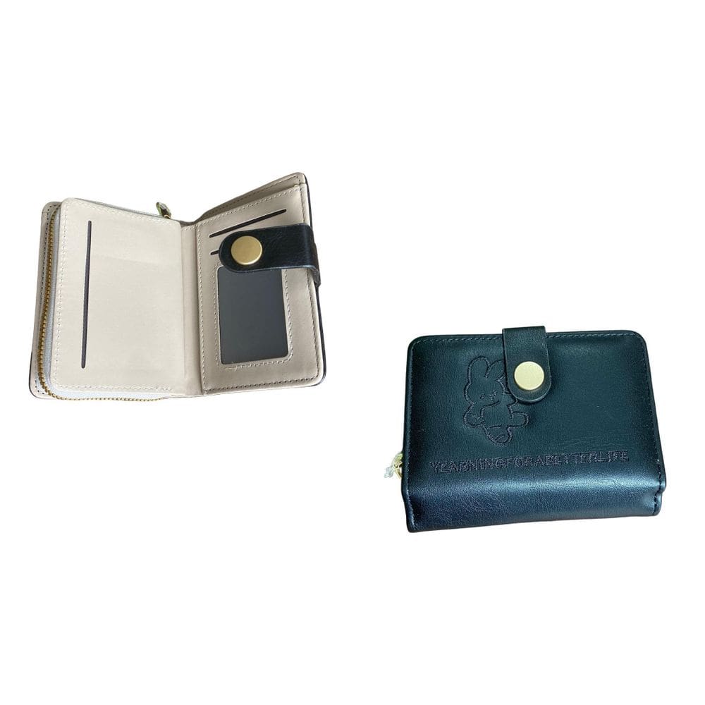 Bolsa de mão/carteira feminina zíper porta moedas e cartões