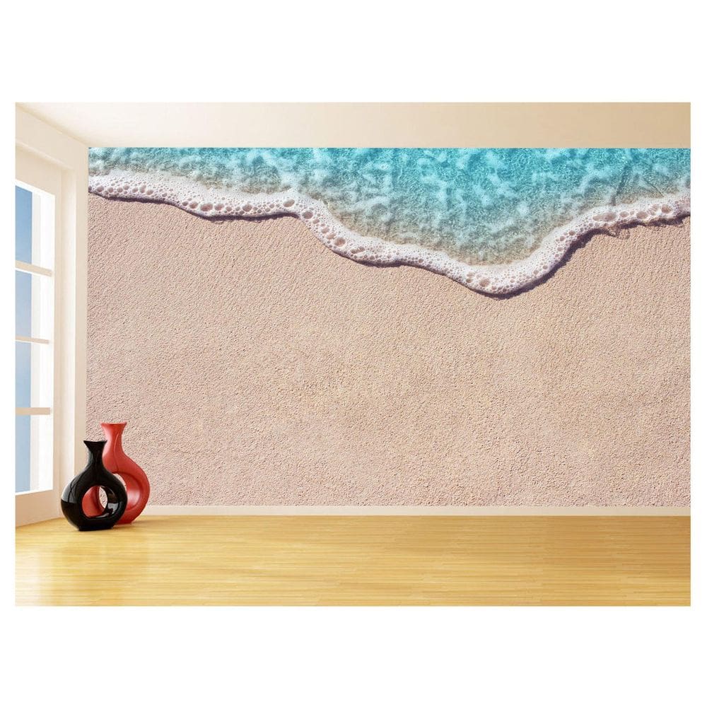 Papel Para Piso De Porcelanato Liquido Praia 3,5M Flr34