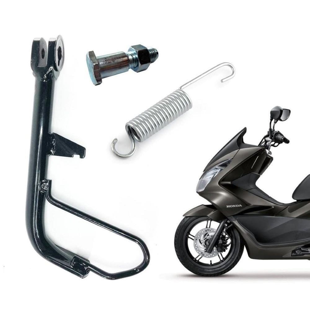 Cavalete lateral pezinho parafuso mola pcx 150 2016 ate 2018