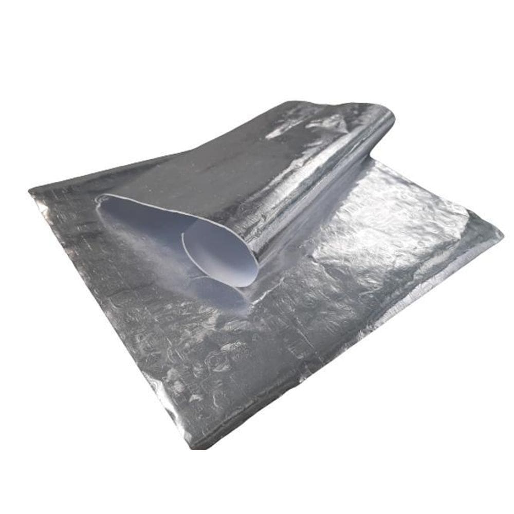 Papel laminado alumínio térmico delivery lanche 38x40 kit3un