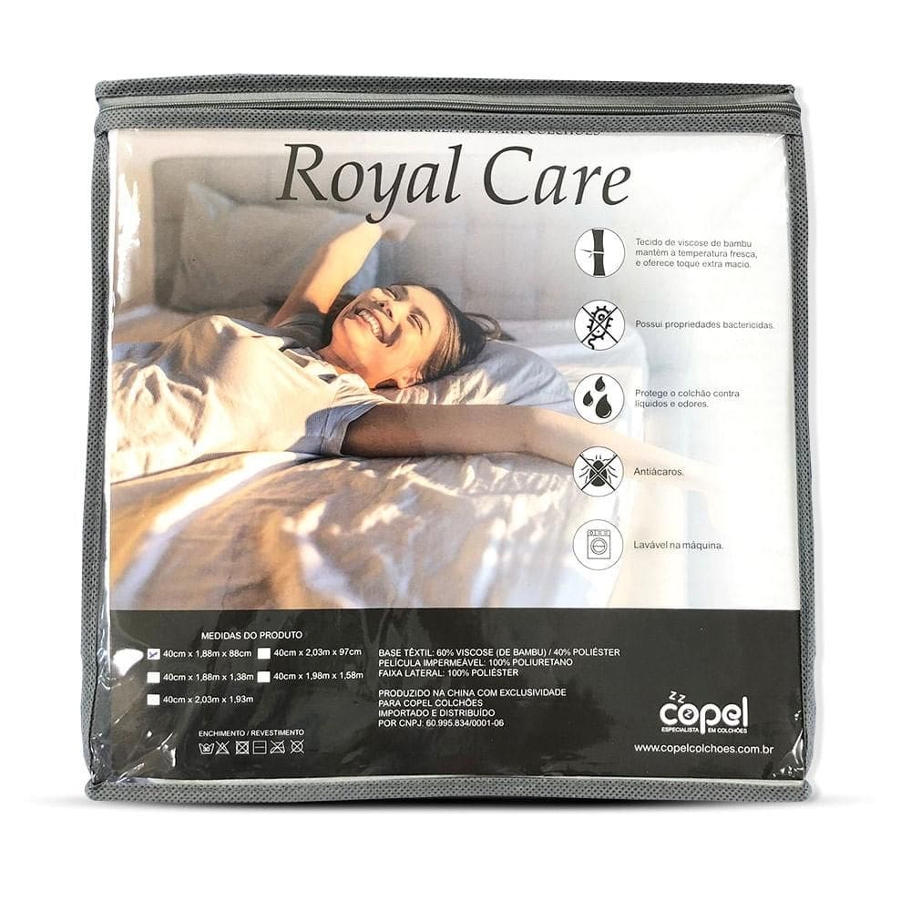 Protetor Impermeável Royal Care - Casal138x188
