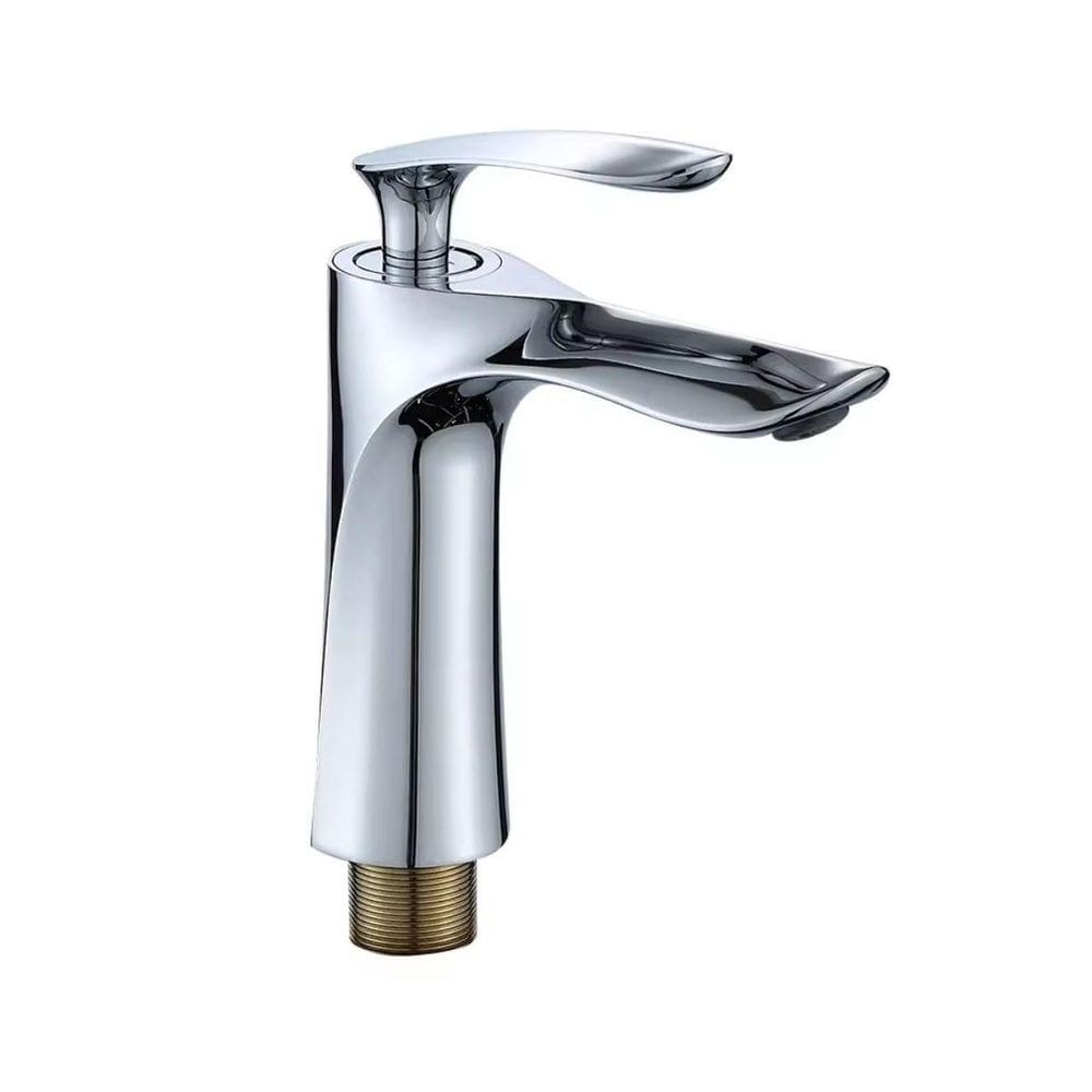 Torneira Banheiro Monocomando Cromada Quente Fria 100% Metal