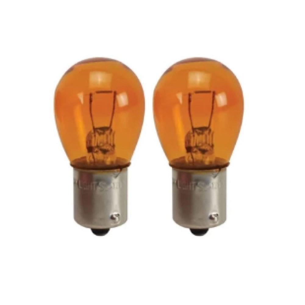 2x lampada seta pisca ré âmbar 1141a 12v 21w ba15s 01 polo