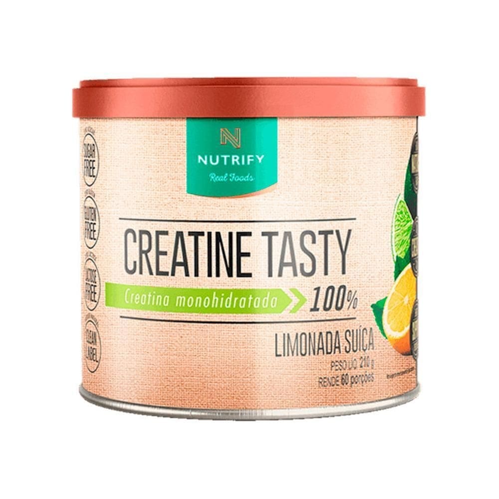 Creatina Tasty Monohidratada Limonada Suiça 210G - Nutrify