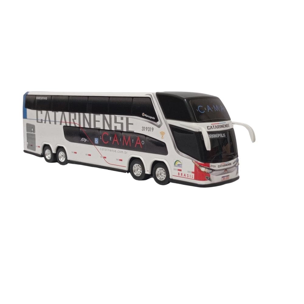 Carrinho ônibus miniatura catarinense 1800 dd