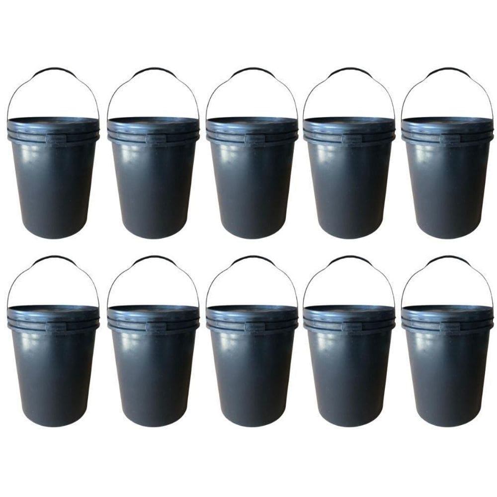 Balde De Limpeza Preto - 10 Pçs