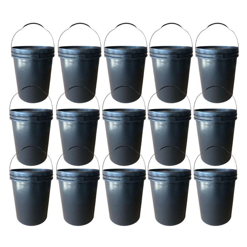 Balde Para Armazenar 20L - 15 Pçs