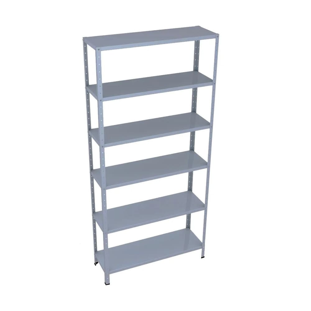 Prateleira Armário Estante Aço 6 Bandejas 90 cm Slim